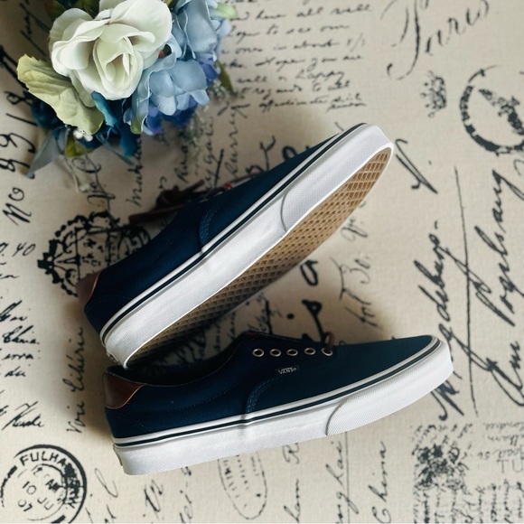 NWOT Vans C&L Era 59 in Dress Blue/Acid Denim Size 10 - Picture 4 of 7